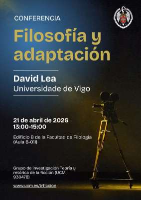 Conferencia de David Lea (U. de Vigo) sobre "Filosofía y adaptación"